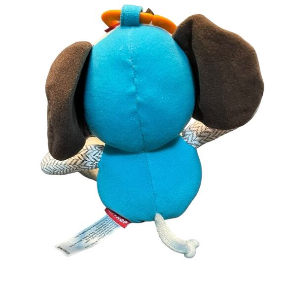 Skip Hop Plush Elephant Bandana Buddies Nursery Baby Shower Gift Crinkle Teether - Picture 5 of 12